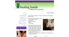 Desktop Screenshot of massagetherapy-at-healinghands.com