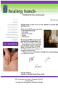 Mobile Screenshot of massagetherapy-at-healinghands.com